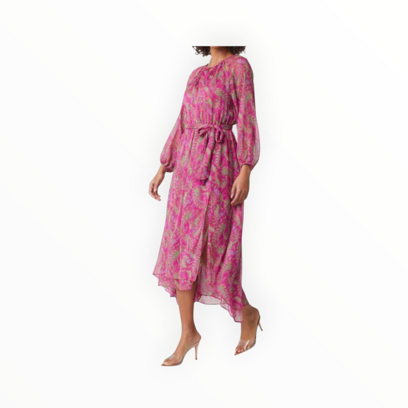 MISA Leila Dress-  Fuschia Paisley