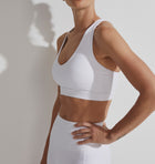 Varley Let's Go Park Bra - White