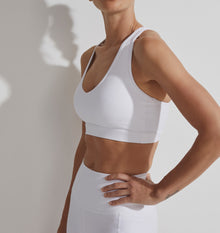 Varley Let's Go Park Bra - White