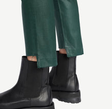 Frame Le High Straight Raw Stagger Coated Jean - Pine