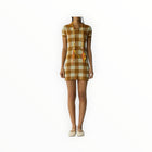 Guest In Residence Gingham Polo Dress - Suede/Limewash