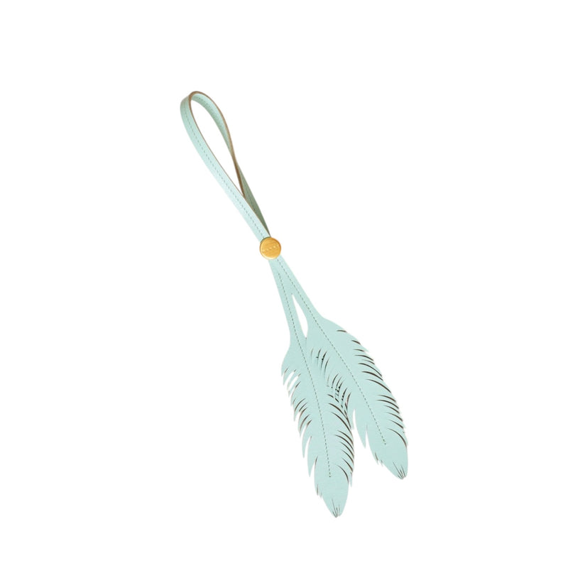 Marni Piuma Pella Bag Charm - Green
