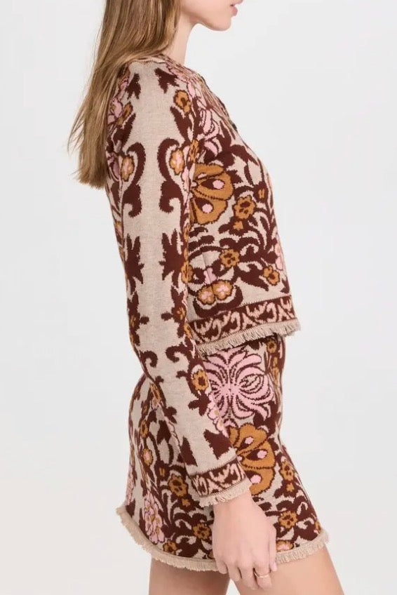 Cara Cara Livi Jacket - Bogata Scarf Blush