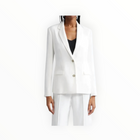 ATM Crepe Twill Blazer - Chalk