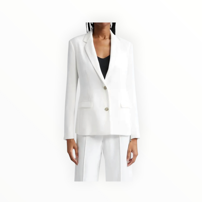 ATM Crepe Twill Blazer - Chalk