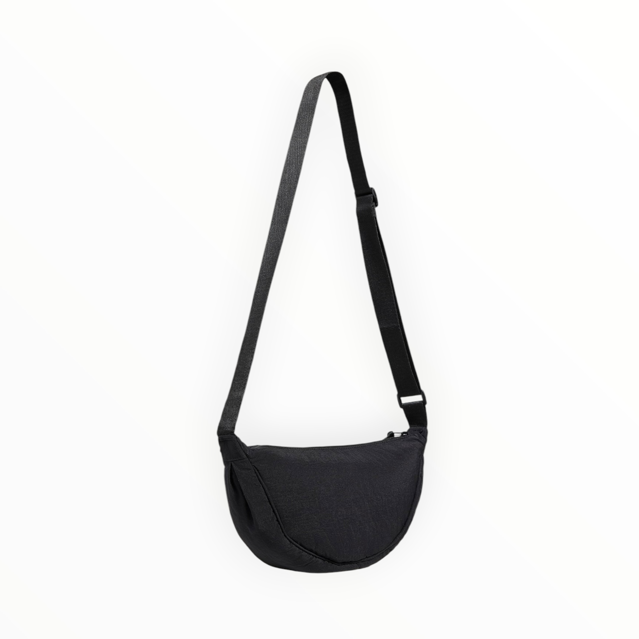 Hat Attack Nylon Crossbody Bag - Black