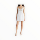 RAGA Naira Embroidered Mini Sundress - White