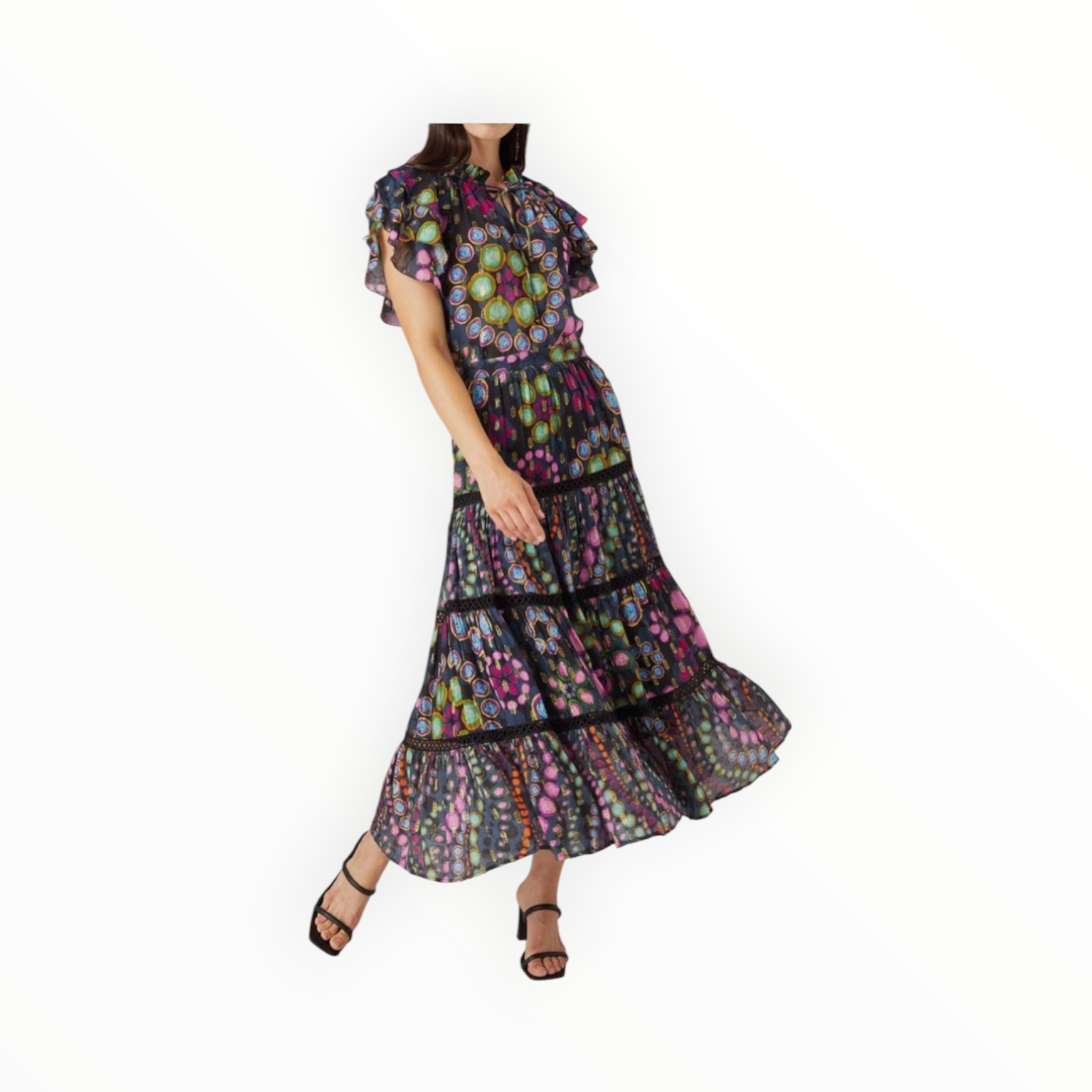 Alivia The Caroline Skirt - Kaleidoscope Floral