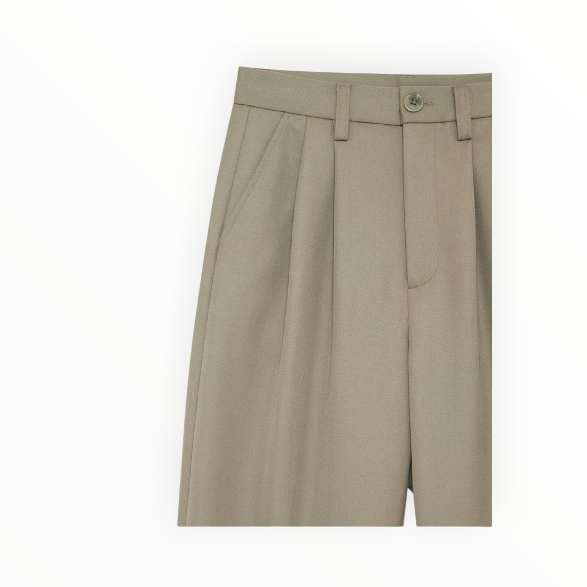 Anine Bing Carrie Trousers - Green Khaki