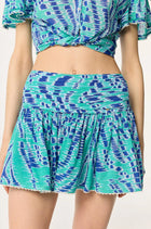 Poupette St. Barth Coleen Mini Skirt - Sky Kalina