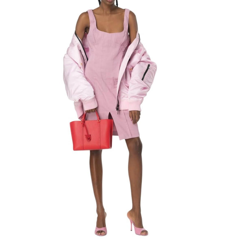PINKO Alfeo Linen Dress - Pink
