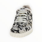 Voile Blanche Ines Genuine Calf Hair Sneaker - Black/White