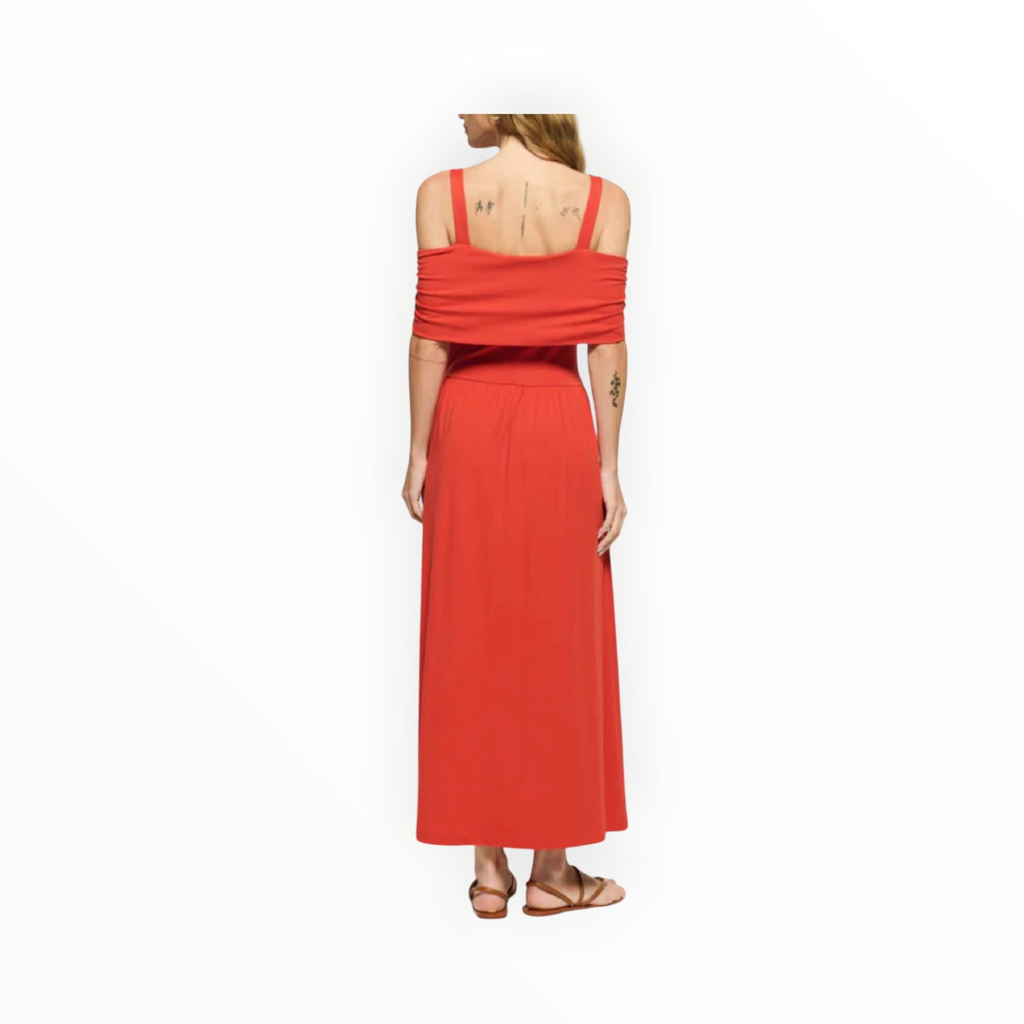 Nation Ltd Tamaira Dress - Aurora Red