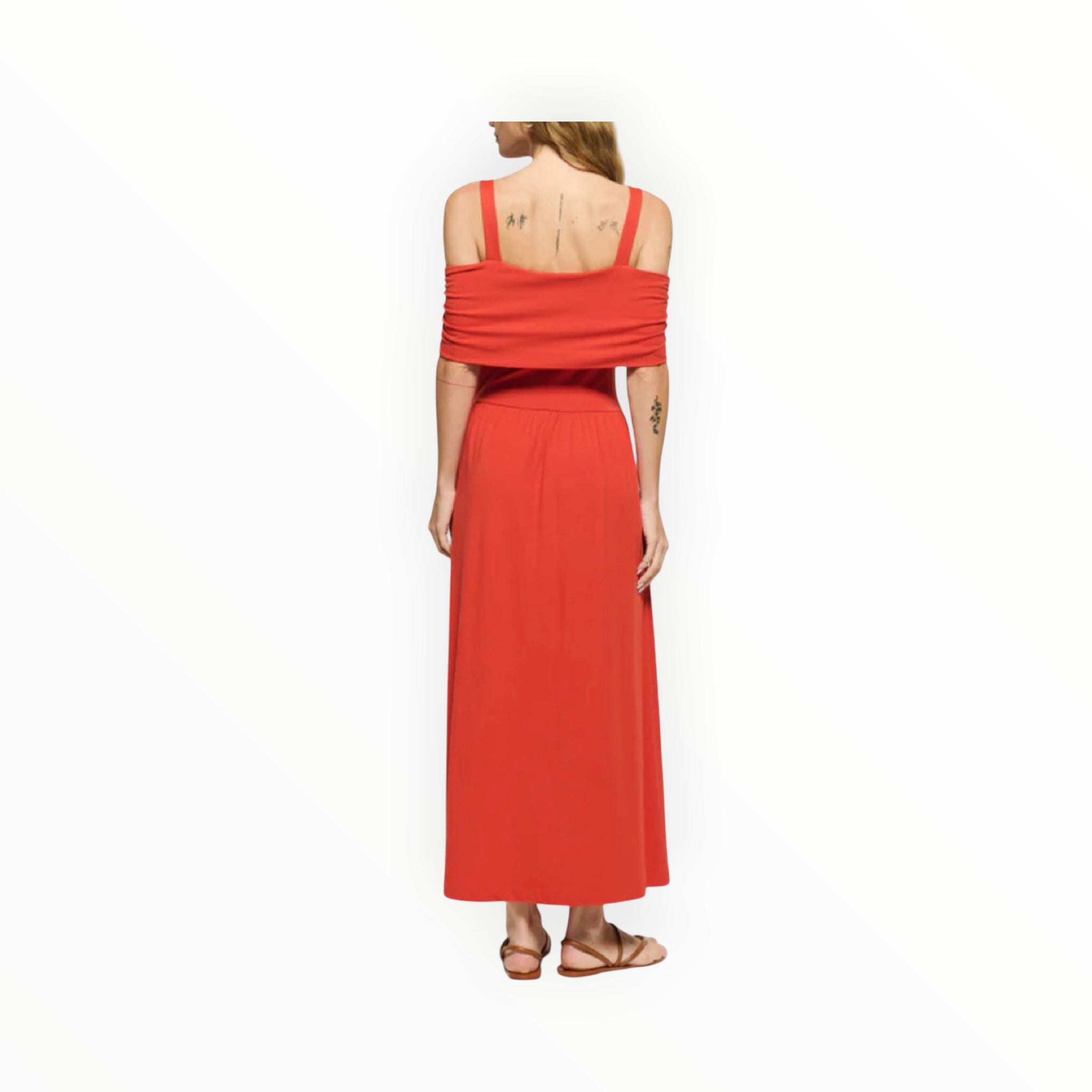 Nation Ltd Tamaira Dress - Aurora Red