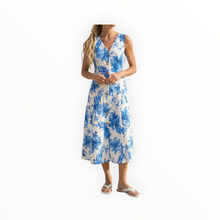 Amanda Maria Tailored Linen Blend Dress - Bloom