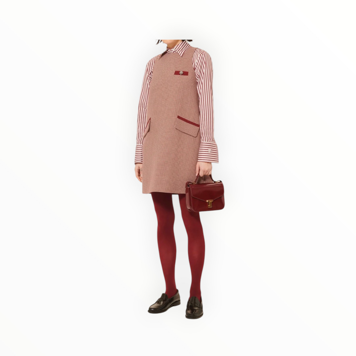 Tara Jamon Ravel Dress - Burgundy