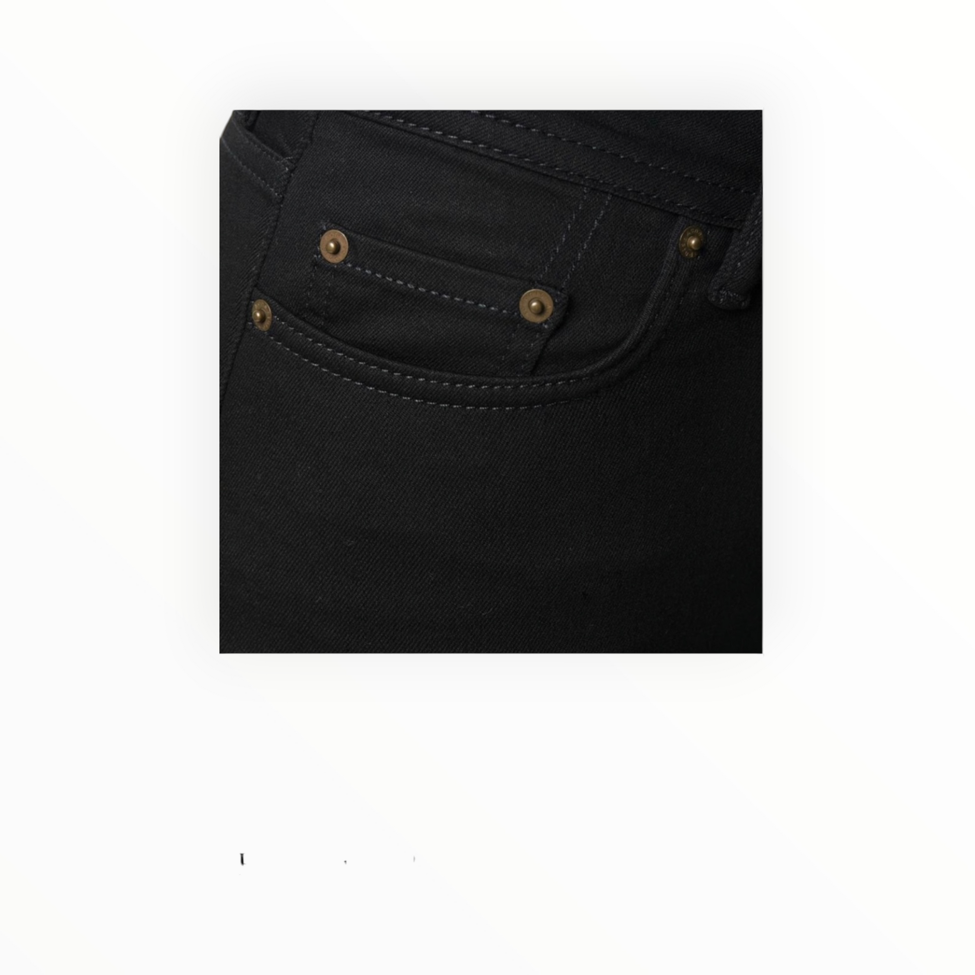 Acne Studios Skin 5 Pocket Mid-Rise Skinny Leg - Black