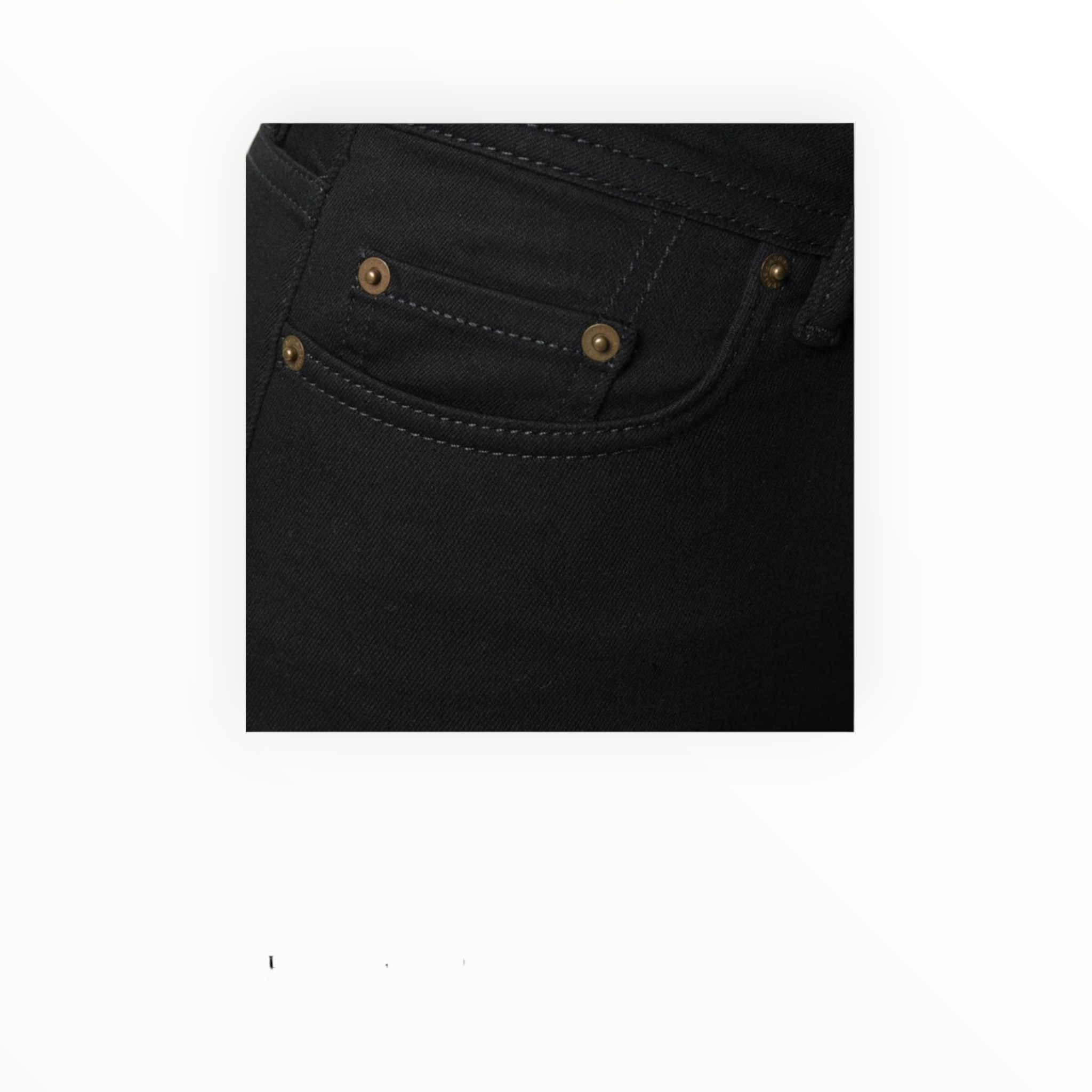 Acne Studios Skin 5 Pocket Mid-Rise Skinny Leg - Black