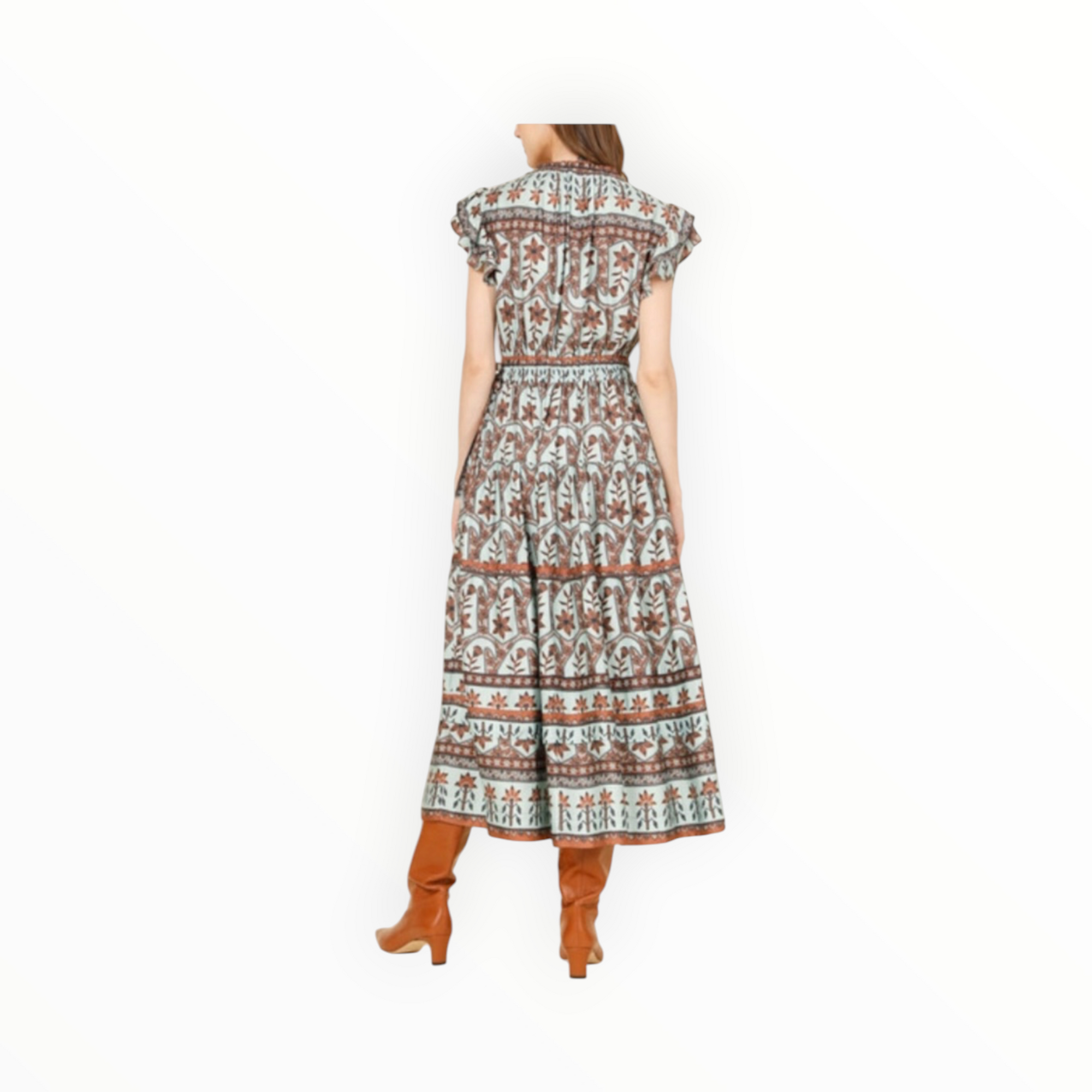 Omika Billie Midi Dress - Remy Sage