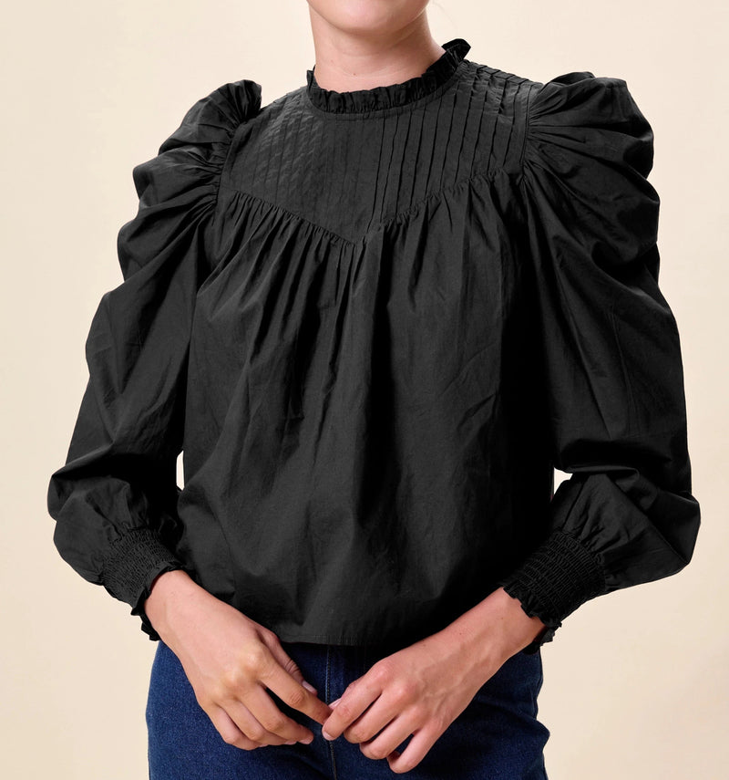 Cleobella Irina Blouse - Black