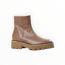ALL BLACK Overlap Lug Bootie - Taupe