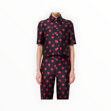 Tara Jamon Carolane Shirt - Black Heart Print
