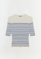 SIMKHAI Elena Top - French Blue Stripe