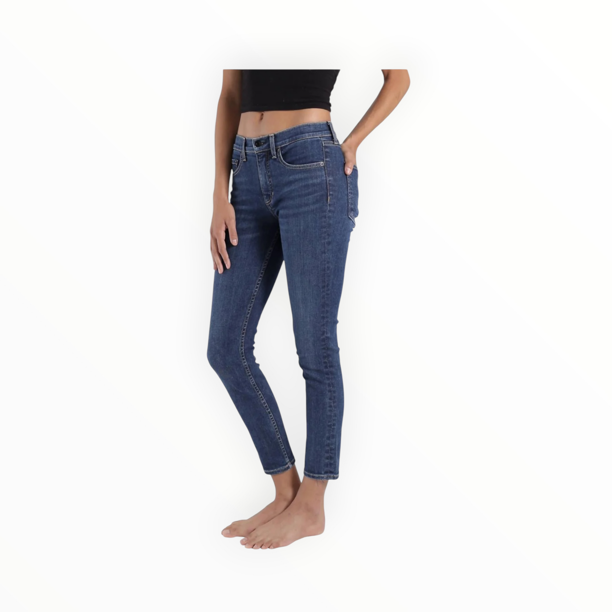 ASKK NY Mid Rise Skinny - Dark Vintage
