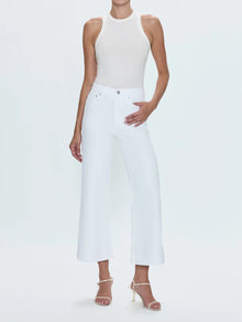 Pistola Lana High Rise Ultra Wide Leg Jean - Vivid White