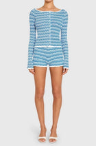 Amanda Uprichard Breezy Cardigan- Blue/White Stripe