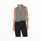 Nation Ltd Dana Tank - Black Cream Gingham