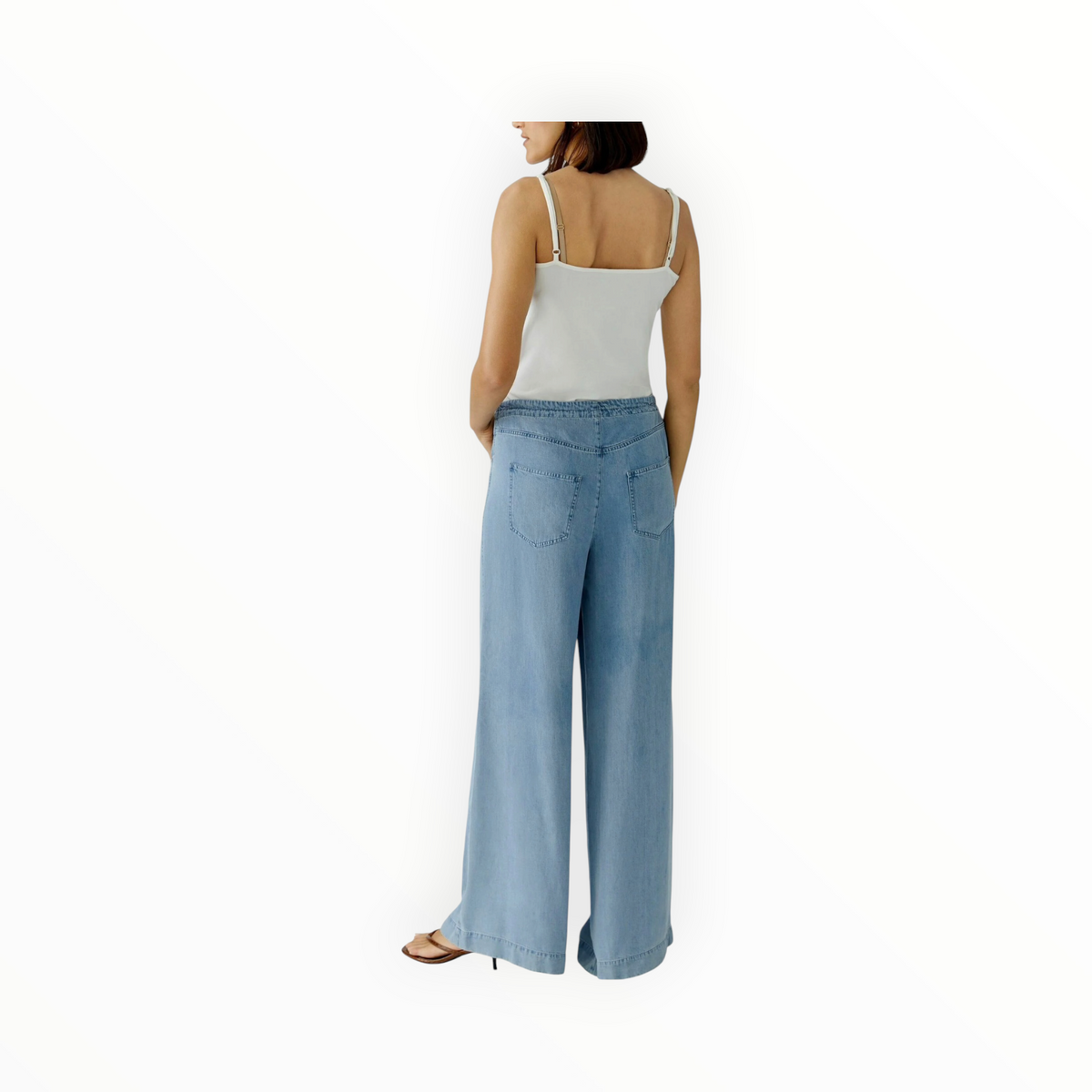 Oui THE Palazzo Jeans - Dark Blue
