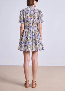 Apiece Apart Las Almas Dress - Batik Floral Cream