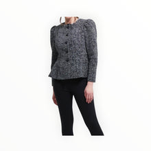 Joseph Ribkoff Jacquard Blazer - Black/White