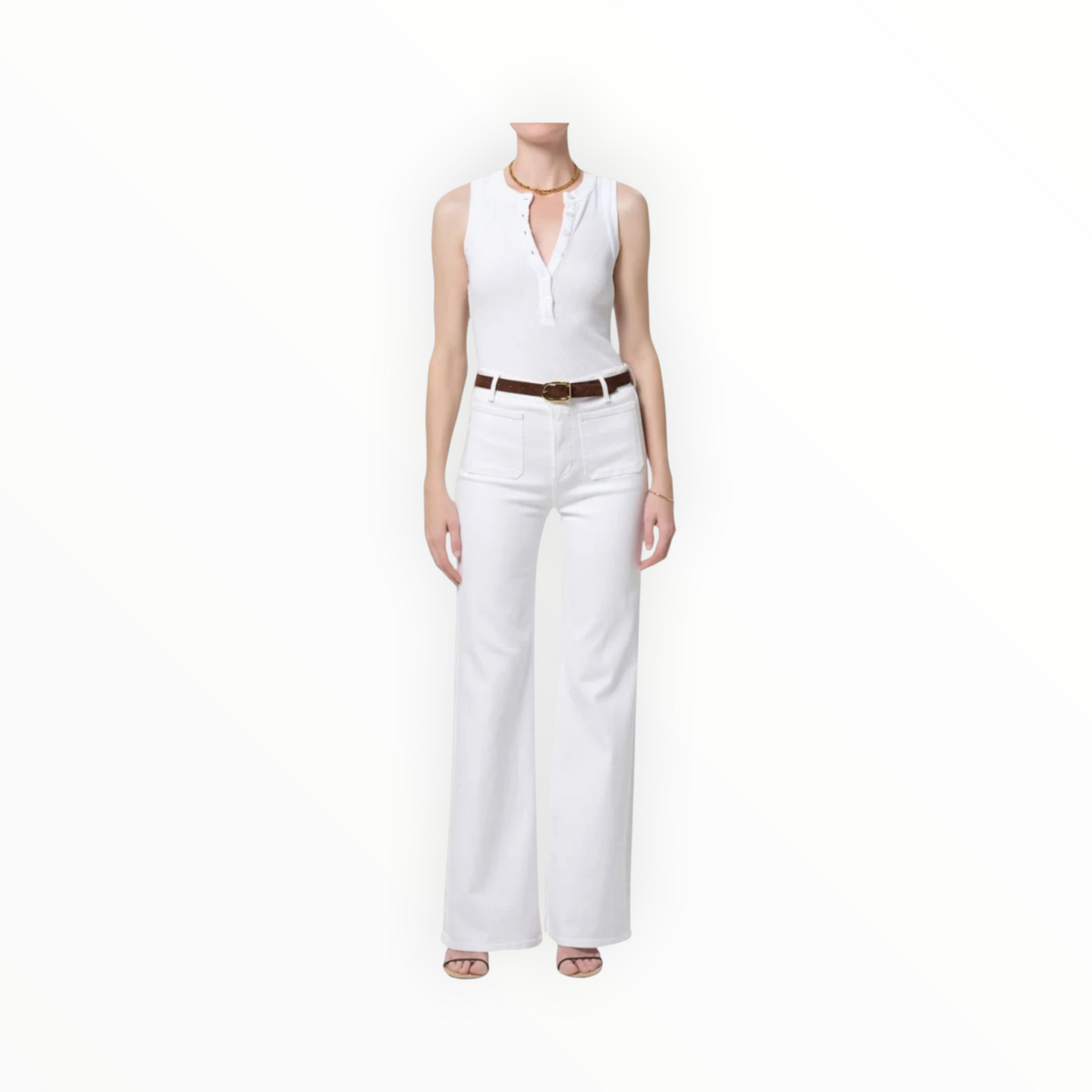 Citizens of Humanity Kimberly Patch Pocket Flare - Soft White