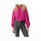 ba&sh Stefy Flowing Blouse - Fuchsia