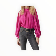 ba&sh Stefy Flowing Blouse - Fuchsia