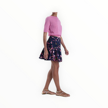 Karina Grimaldi Lola Print Skirt - Navy Summer Whisper