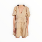 Bird & Knoll Gigi Mini Dress - Wheat