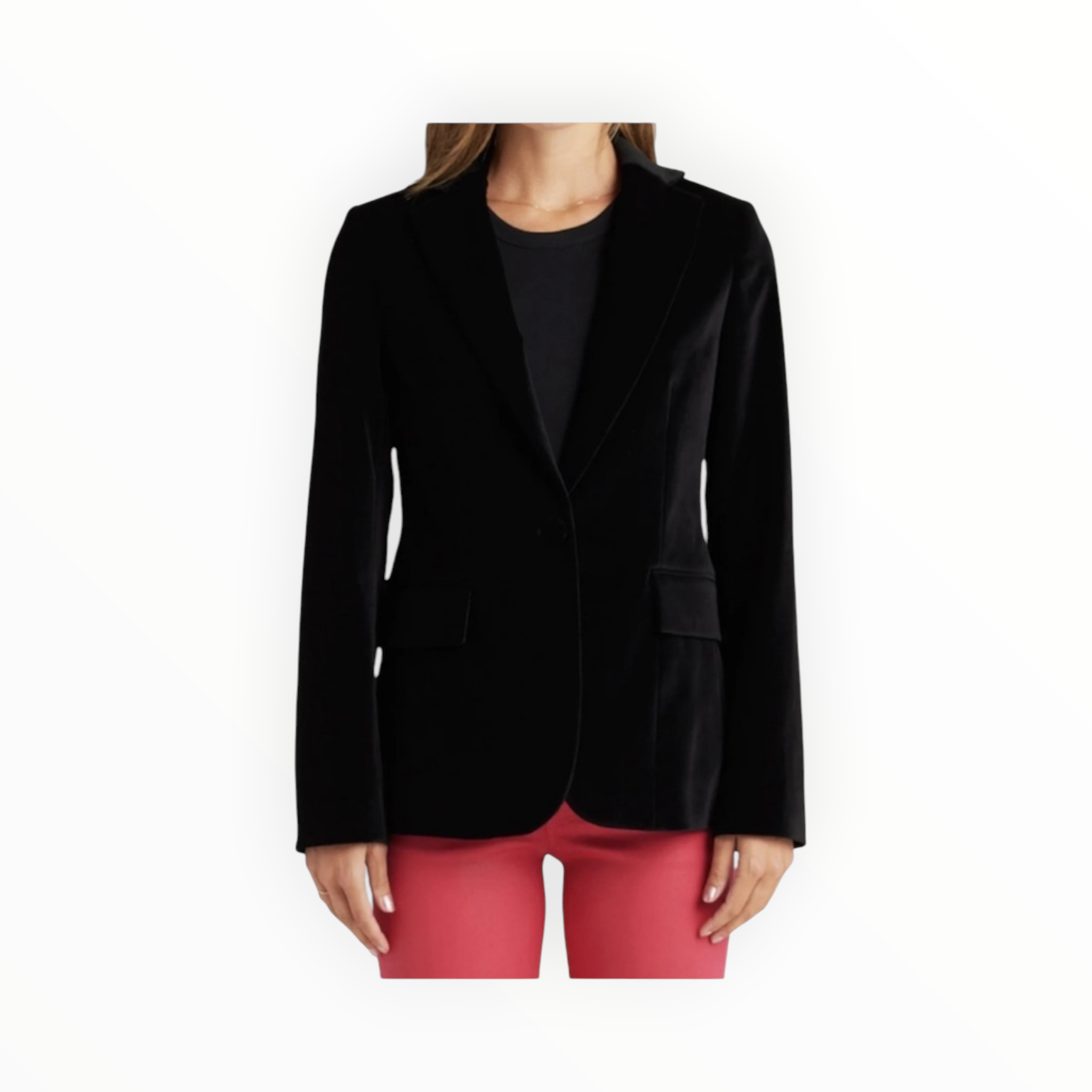 EDWIN Velvet Blazer - Black
