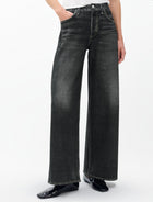 rag & bone Miramar Sofie Wide-Leg Pants - Washed Black