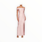 Kay Unger Edith Column Gown - Ballet Pink