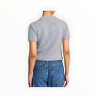 Frame Fitted Sweater Tee - Chambray Blue