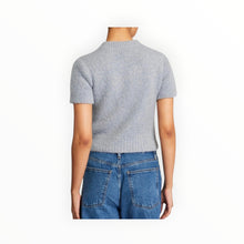 Frame Fitted Sweater Tee - Chambray Blue