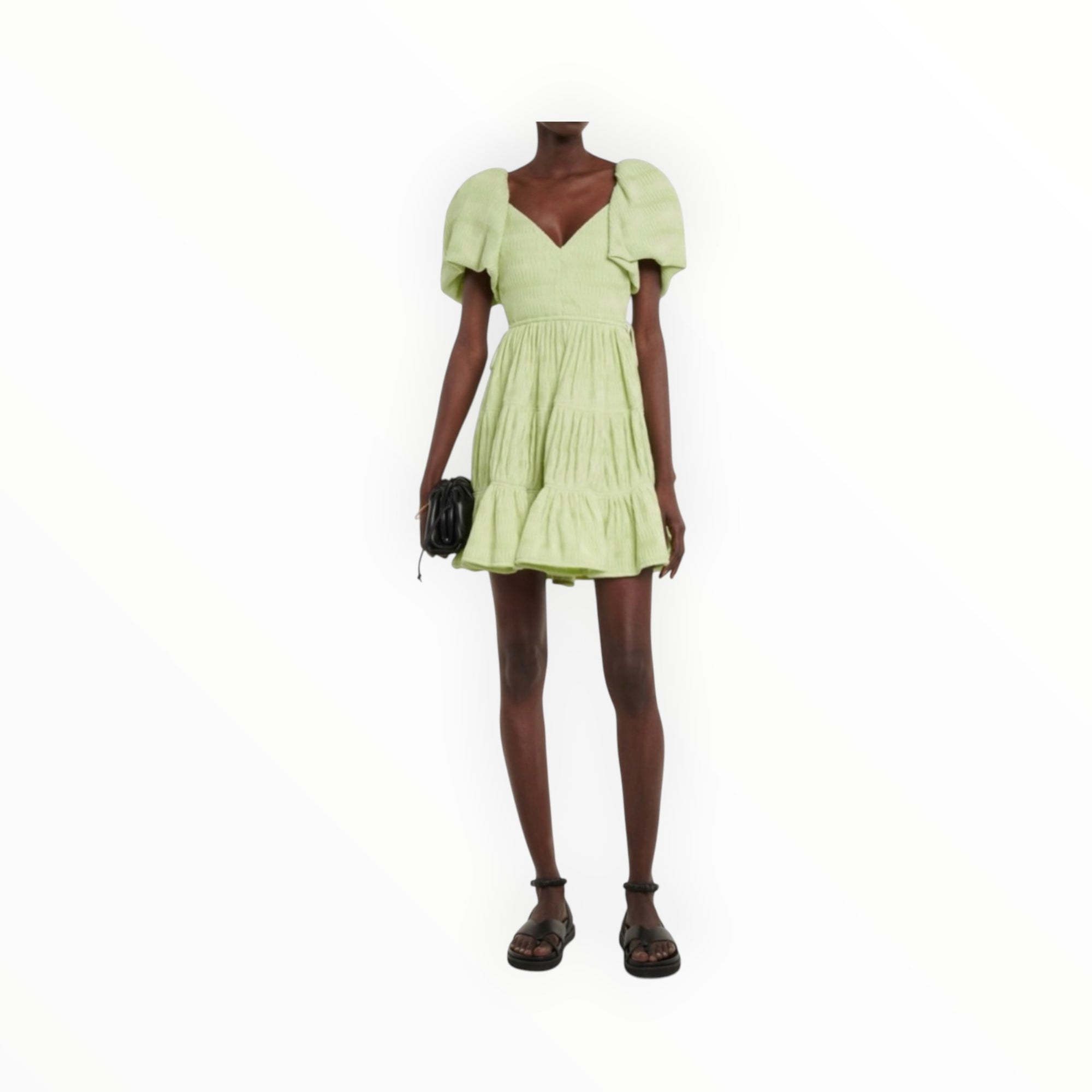 Jonathan Simkhai Cadence Dress - Pear Green