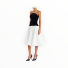 Amanda Uprichard Valencia Bubble Dress - Black/White
