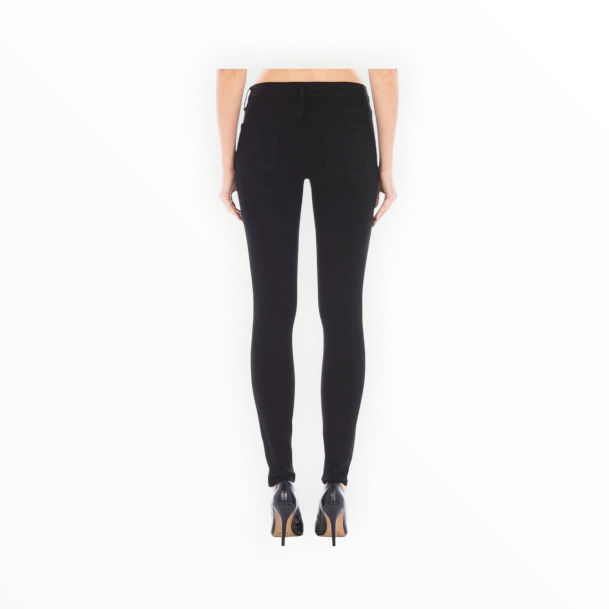 Fidelity Denim Gwen High Rise Skinny - Jet