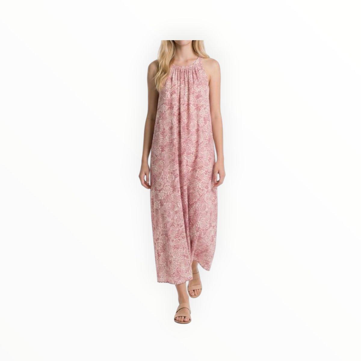 Bellepiece Biaccio Floral Print Dress - Purple