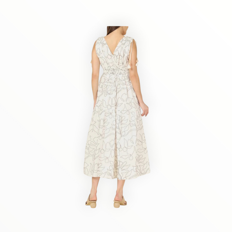 Omika Rosalita Midi Dress - Uma Coconut