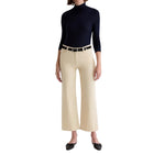 Saige Wide Leg Crop Corduroy Pant - Opal Stone